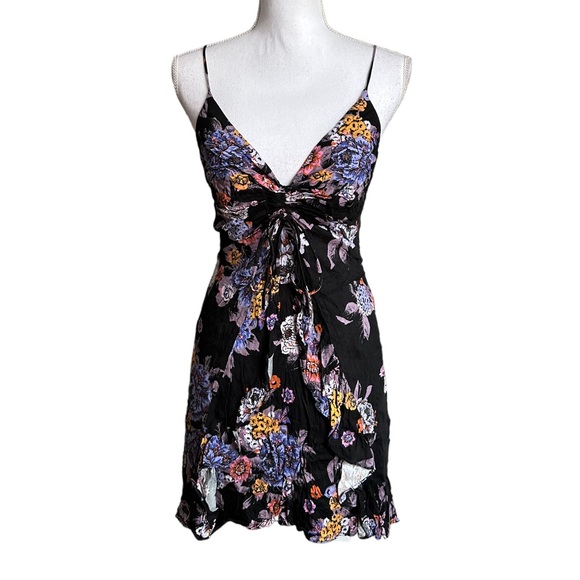 Free People Happy Hearts Mini Dress Size Medium - Picture 8 of 17